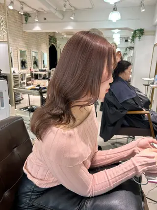 ロング カラー ヘアアレンジ 透明感カラー ai🫧🪞のヘアスタイル