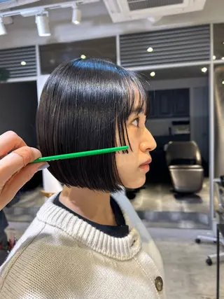 ショート FILMS 田町芝浦所属・カットイルミナカラー ひより FILMSのヘアスタイル