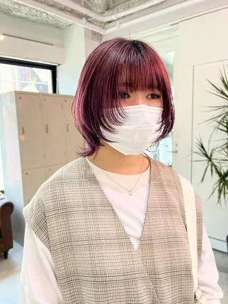 ミディアム 💥ウルフカット デザインあんな💥のヘアスタイル