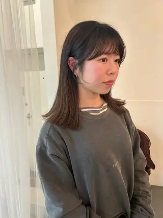セミロング 原 瑞希のヘアスタイル