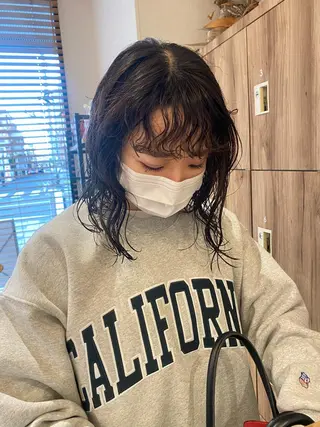 ミディアム パーマ パーマ指名No1 /namiのヘアスタイル