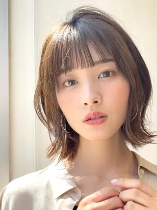 ミディアム 【似合わせショート】 お悩み解決/ショータのヘアスタイル