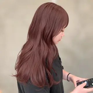 ロング カラー mashu Atoro所属・梅田美容室/レイヤー /ベージュ/miyuのヘアスタイル