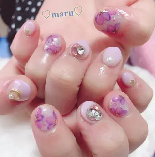 ネイル まるみ ♡のネイルデザイン