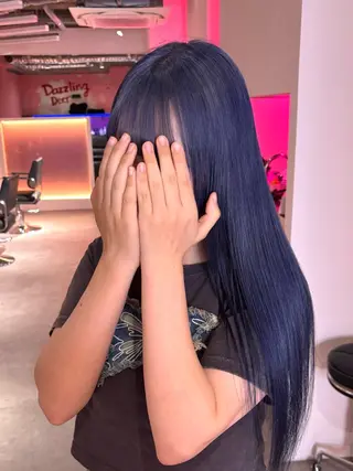 ロング カラー 田中麻鈴/ハイトーン /ミルクティーのヘアスタイル