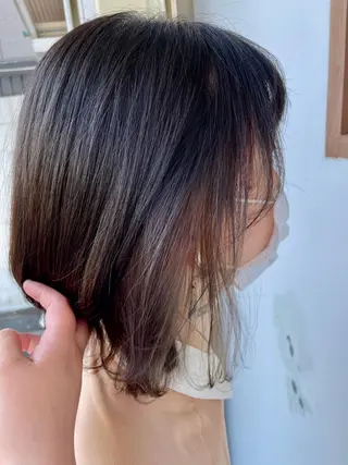 ミディアム カラー 美容室 Jフィドルファドル所属・わきた かずなのヘアスタイル