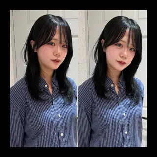 ミディアム カラー パーマ mai / linoah˚✧のヘアスタイル