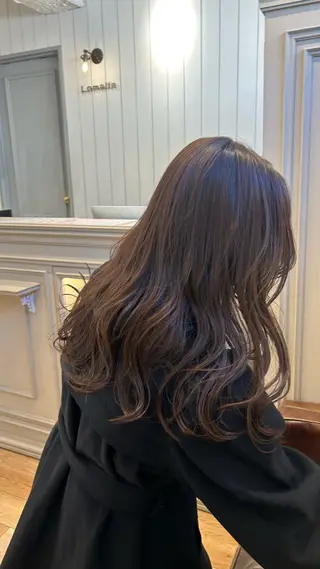 ミディアム カラー じゅわっと暖色カラー 🍊Moemiのヘアスタイル