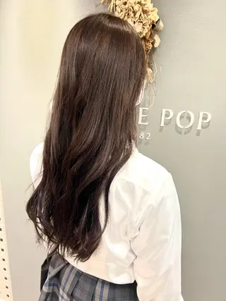 ロング カラー 巻ける美髪矯正/ 韓国ヘア/yutaのヘアスタイル