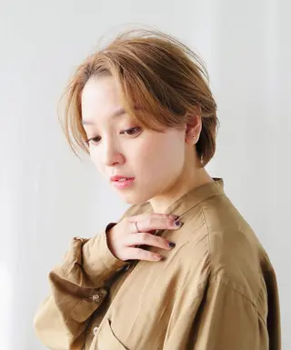 ショート カラー ショートボブ縮毛矯正 髪質改善のプロ山道潤のヘアスタイル