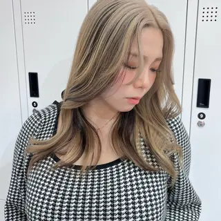 セミロング カラー ヘアアレンジ 𝐠𝐢𝐫𝐥𝐲 𝐦𝐨𝐝𝐞🖤のヘアスタイル