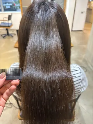 カラー miyu/ケアカラー /髪質改善のヘアスタイル