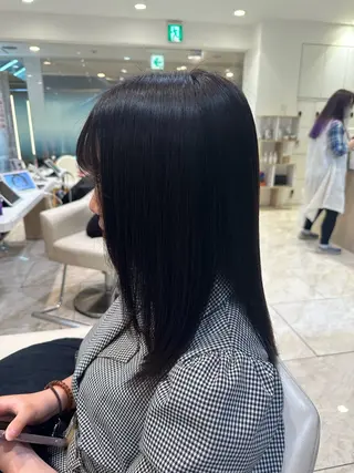 セミロング カラー 波巻パーマ/毛流れ パーマ☘️りゅうせいのヘアスタイル