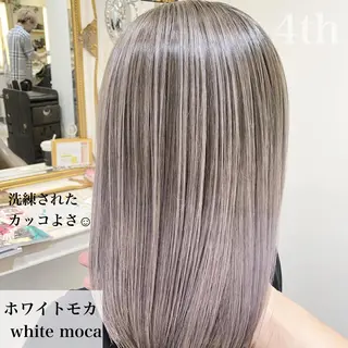 セミロング カラー 山崎俊輔/髪質改善 /バレイヤージュのヘアスタイル