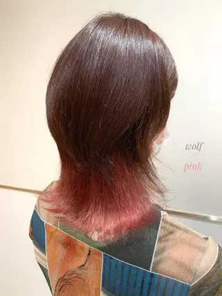 カラー 韓国ヘア/レイヤー/ 顔まわり/りょーとのヘアスタイル