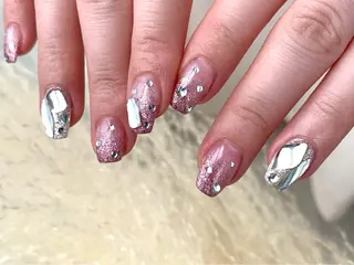 ショート カラー ネイル Roi〈ロワ〉 Yume🎀のネイルデザイン