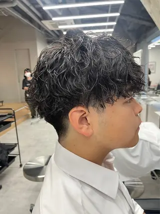 パーマ メンズ メンズパーマ/新潟/ 万代/高橋悠叶のヘアスタイル