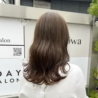 セミロング 似合わせヘア🫶🏻 つきいてるみのヘアスタイル