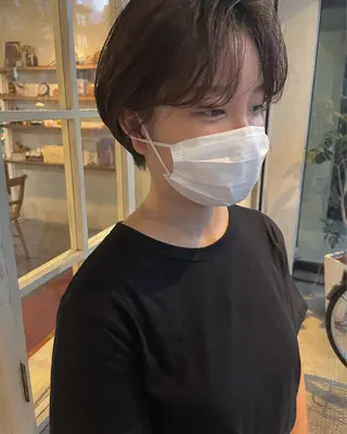 ショート 泊 紗羅のヘアスタイル