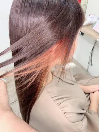 ロング カラー Gemini代表 Maedaのヘアスタイル