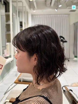 ショート パーマ トレンドヘア/艶 カラー/下村 伯のヘアスタイル