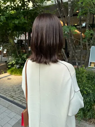 ミディアム パーマ 遠山 葉月のヘアスタイル