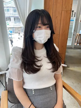 ロング 韓国レイヤー/ハイ トーン/優太のヘアスタイル