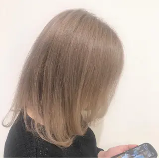 セミロング カラー sail所属・sail hairのヘアスタイル