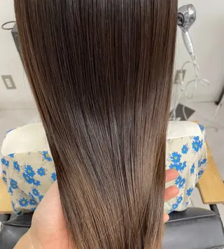 セミロング カラー パーマ ヘアアレンジ メンズ mona/ ストレートスタイル✨のヘアスタイル