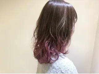 セミロング カラー ヘアアレンジ 店長/ 加藤 流菜のヘアスタイル