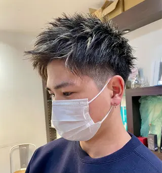 カラー メンズ メンズ指名no'1 佐藤　亘のヘアスタイル