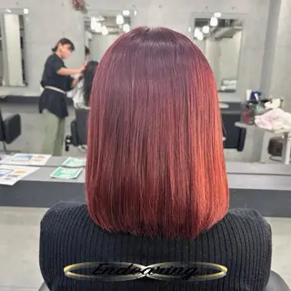 カラー Endearing 銀座/レイヤーカットのヘアスタイル