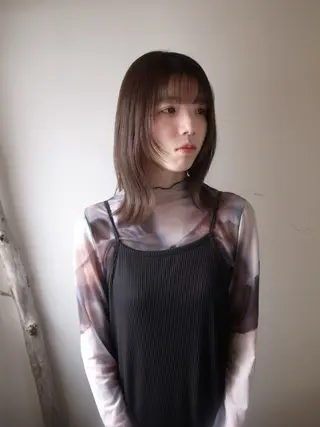 ミディアム カラー 229所属・maki @pullnocのヘアスタイル