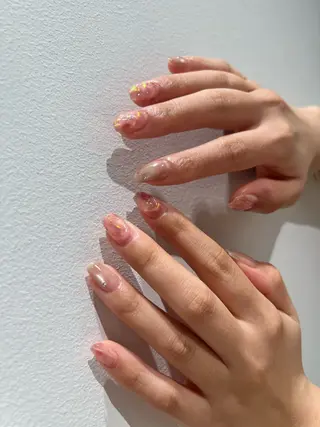 ネイル fumina 💚💛のネイルデザイン