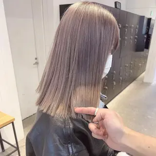 ミディアム XYZ新宿所属・⭐️DAIKI⭐️ ハイトーン/髪質改善のヘアスタイル