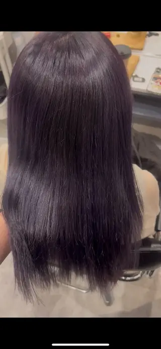 セミロング カラー 彩華 🎀 西梅田美容室のヘアスタイル