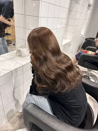 ヘアアレンジ ロング カラー 🪞【公式】表参道 🪞knot🪞のヘアスタイル