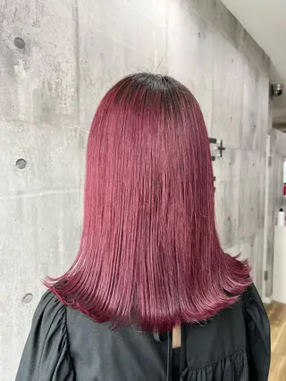 ミディアム 美容室 _WHITE＋ 南海難波店【アンダーホワイトプラス】所属・✨レイヤー/透明感 /豊嶋里緒✨のヘアスタイル