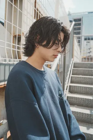 パーマ メンズ メンズ特化美容師/栄 /本間さつきのヘアスタイル