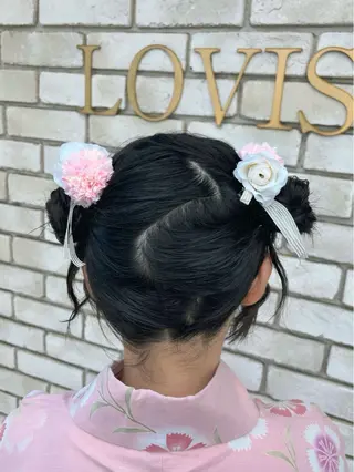 ヘアアレンジ 🖤みらい🖤縮毛/ ブリーチモデル募集のヘアスタイル