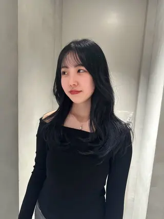 ロング カラー ボブ/似合わせ レイヤーcocomoのヘアスタイル