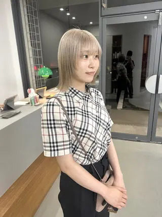 ショート カラー 透明感カラー/ のあ🧚🏼♀️✨のヘアスタイル