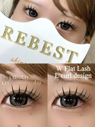 マツエク・マツパ Miyu🧤 REBEST心斎橋店のマツエク・マツパデザイン