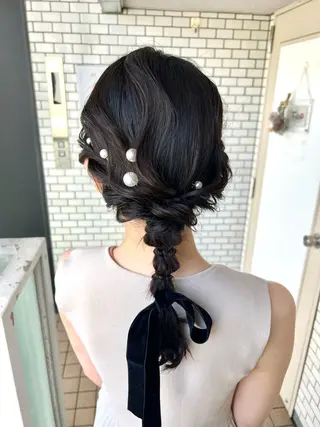 ヘアアレンジ 大人可愛いヘアメイク 💋🧚‍♀️しずかのヘアスタイル