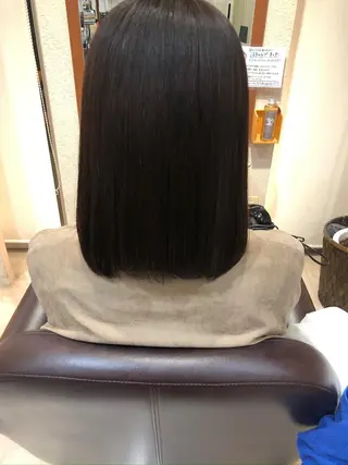 ミディアム 髪質改善/透明感 カラー/内藤有須加のヘアスタイル