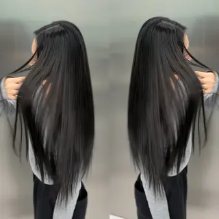 ロング Miyu’s所属・縮毛矯正特化 髪質改善辻良輝のヘアスタイル