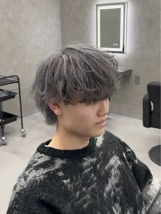 ショート カラー メンズ メンズウルフ特化🐺 🔥長山耕大🔥のヘアスタイル