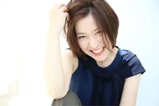 ショート カラー ヘアアレンジ Re:ta KANZOのヘアスタイル