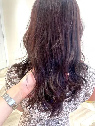 セミロング 深谷 薫のヘアスタイル