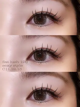 マツエク・マツパ 🫧飛山琉桜/二条 ネイルアート/束感のマツエク・マツパデザイン